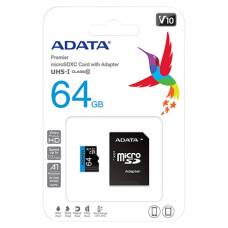 64 GB Adata Clasa 10 Micro SDXC.