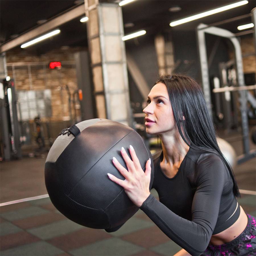 Minge Pentru Exercitii 3 Kg - piele sintetica.