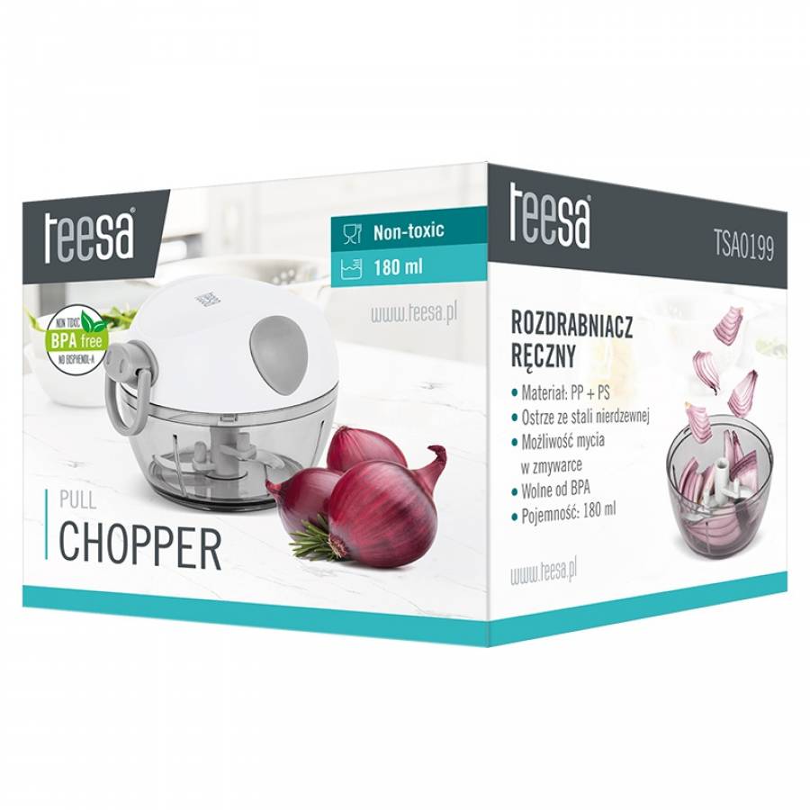 Mini Chopper Manual 180ml - Tocator legume compact Teesa