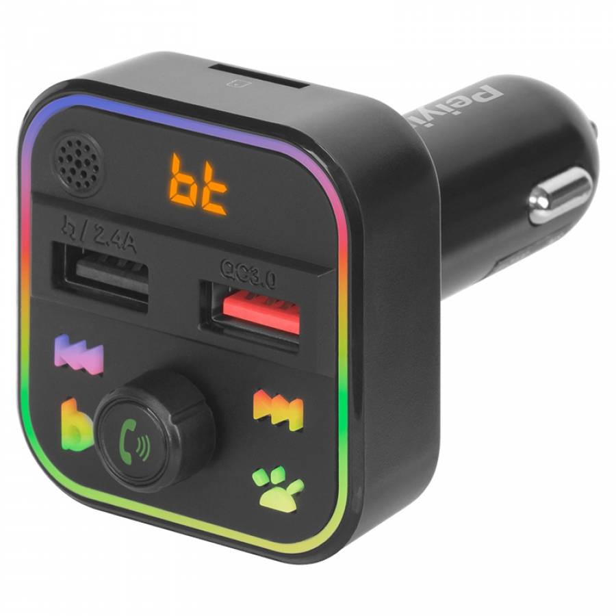 Transmițător audio Bluetooth FM cu USB.