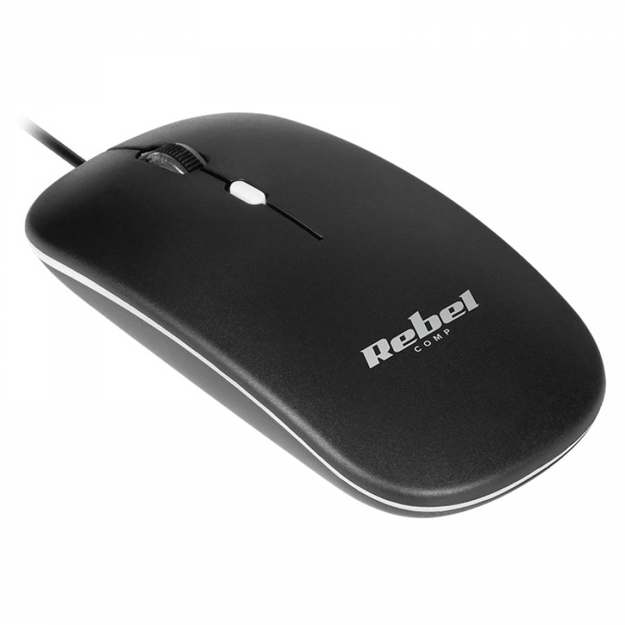 Mouse 1200 Dpi Fir Negru Wdm210 Rebel