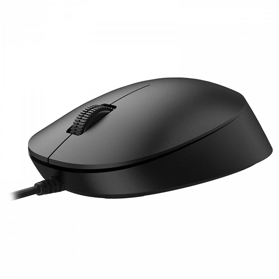 Mouse USB, ergonomic și portabil (negru)