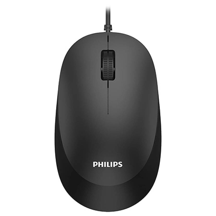 Mouse USB, ergonomic și portabil (negru)