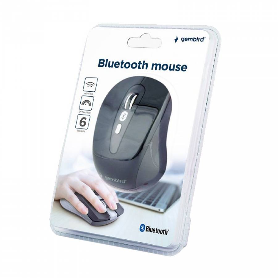 [Mouse Wireless 1600 Dpi Bluetooth Gembird]
