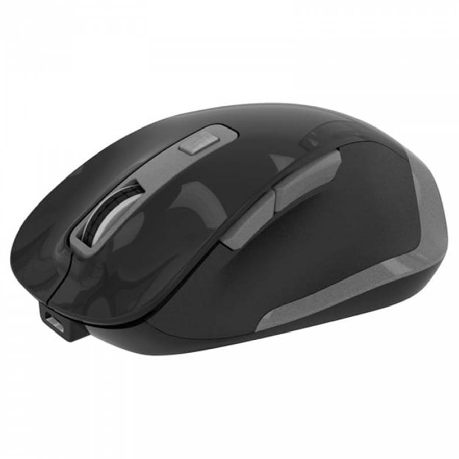 Mouse Fara Fir Incarcabil USB-c Negru Gri Omega.