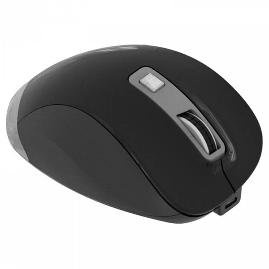 Mouse Fara Fir Incarcabil USB-c Negru Gri Omega.