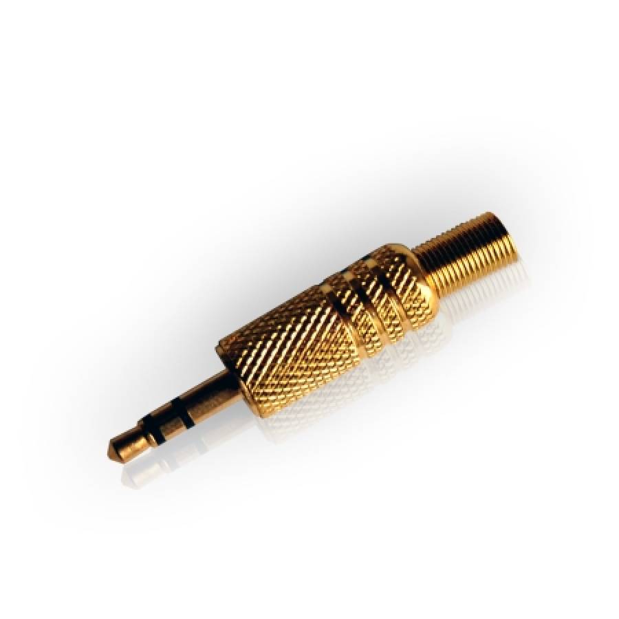 Mufa 3.5 Stereo Jack Metal Gold