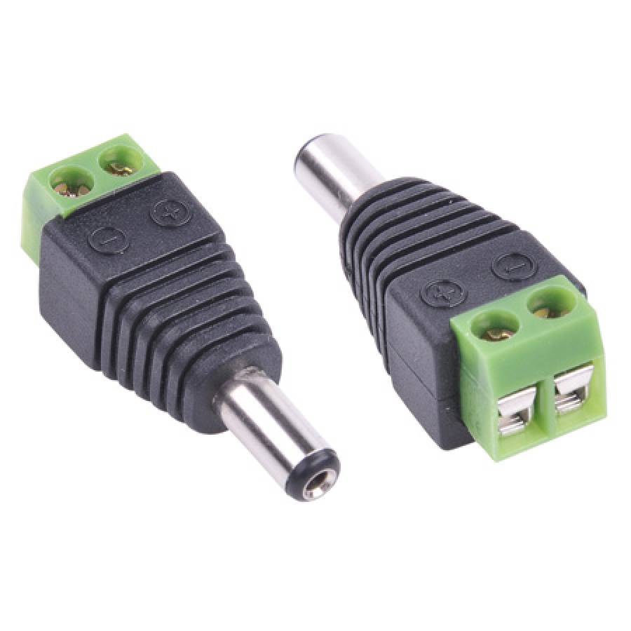 Conector Alimentare Dc 2.1/5.5 mm Cu Surubare