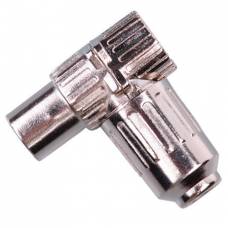 Mufa Antena TV Mama Unghi 90 Metal Nichelat