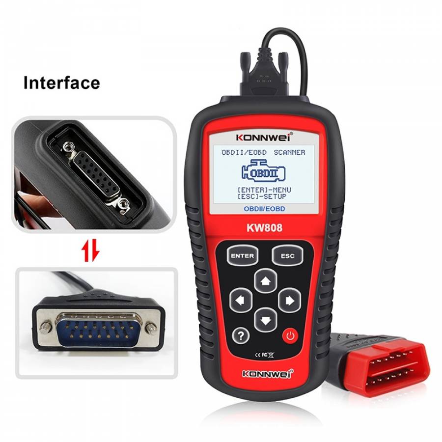 Multimetru Auto Diagnoza OBD2 KW808 Konnwei.
