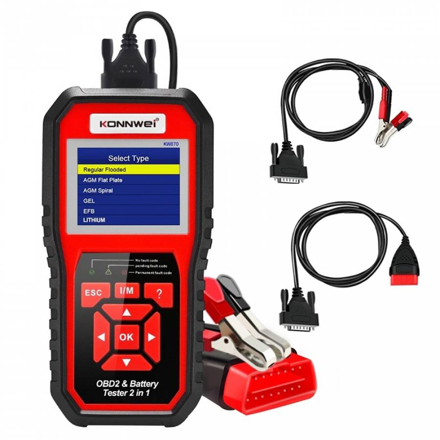 Multifunctional scanner auto OBD2 KW870 Konnwei.