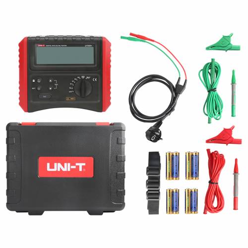 Tester digital pentru multe functii, inclusiv RCD, marca Uni-T.