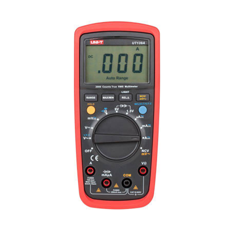Multimetru digital universal de la Uni-t, cat. III 600V.