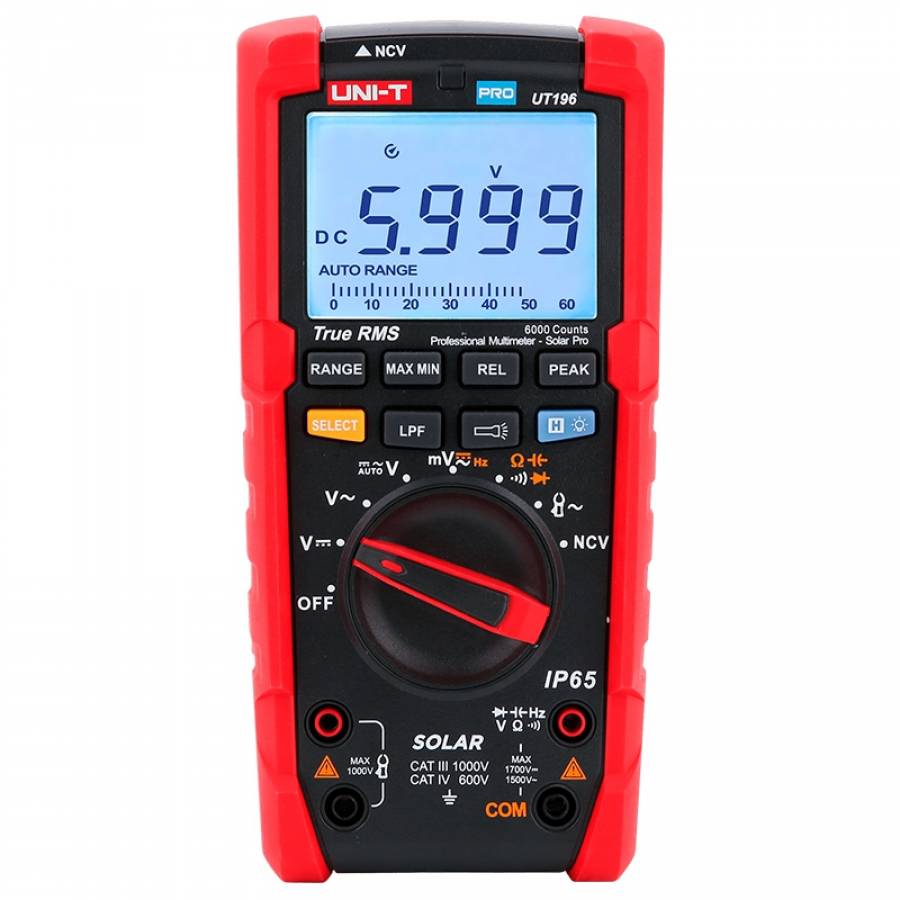 Multimetru Digital Ut196 cu Masurare True RMS si NCV