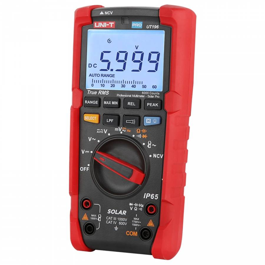 Multimetru Digital Ut196 cu Masurare True RMS si NCV
