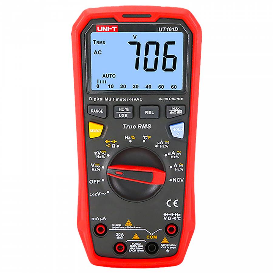 Multimetru Digital Functionare Avansata cu Accesorii Incluse Uni-t