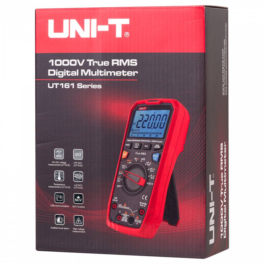 Multimetru Digital Functionare Avansata cu Accesorii Incluse Uni-t