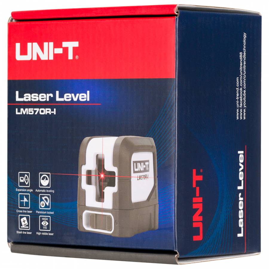 Nivela Laser Class Ii Max 30m Lm570r-i Uni-t