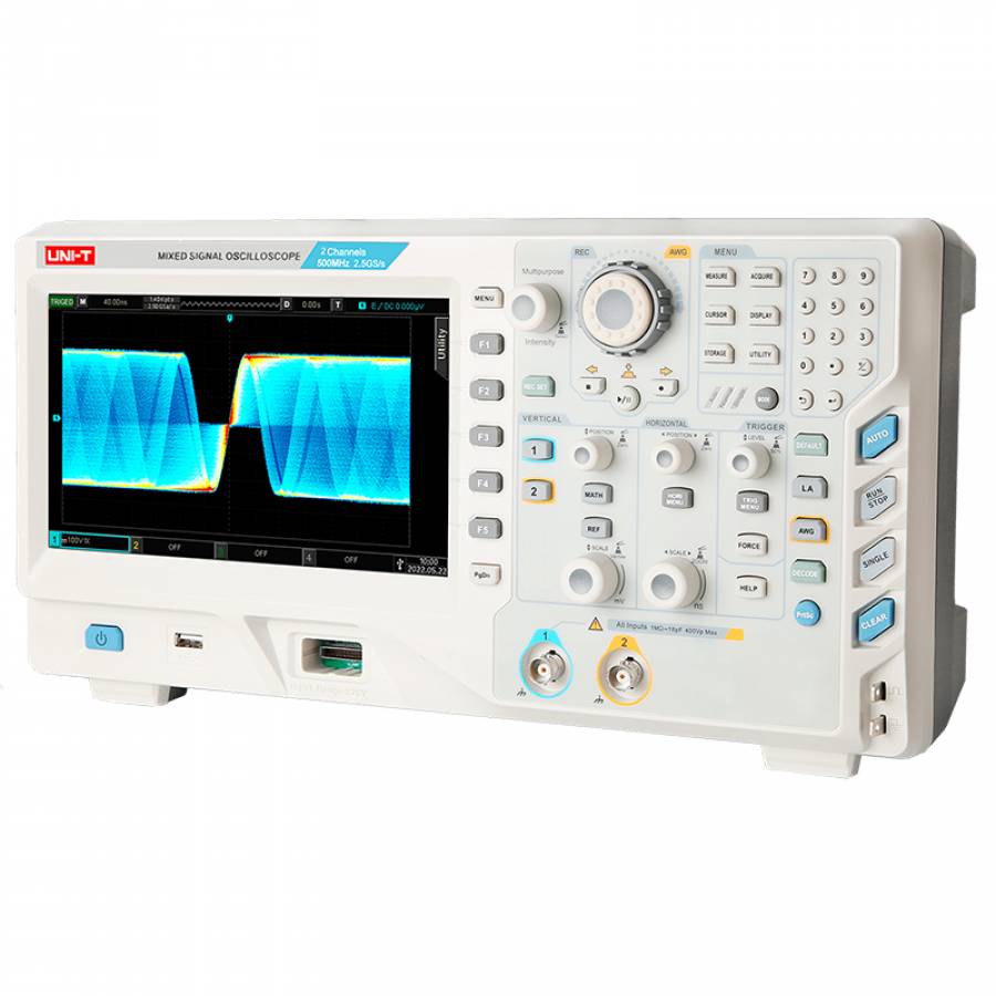 Osciloscop 4 Canale 2.5gs/s Uni-t - Banda 350MHz