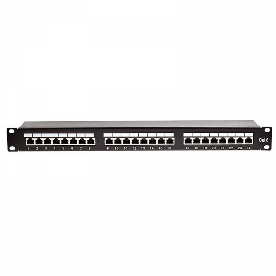 Patch Panel 24 Porturi FTP Cat 5e Montabil Rack
