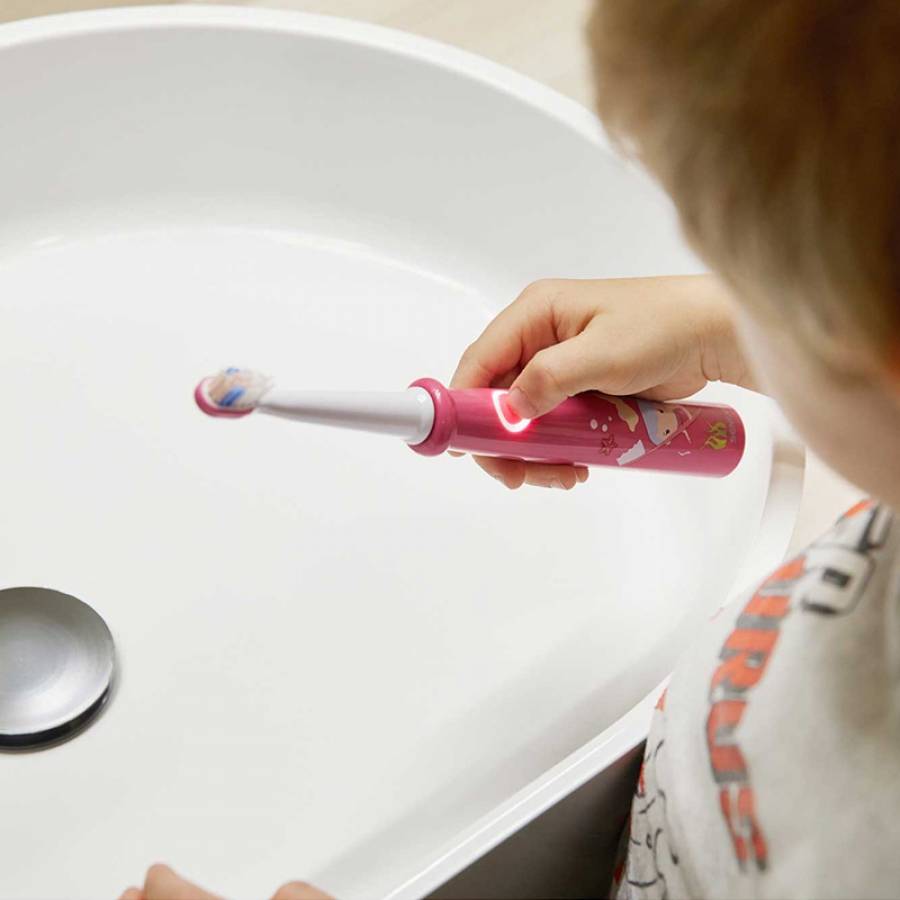 Periuta Electrica Copii Roz, Curatare Profesionala Gingii