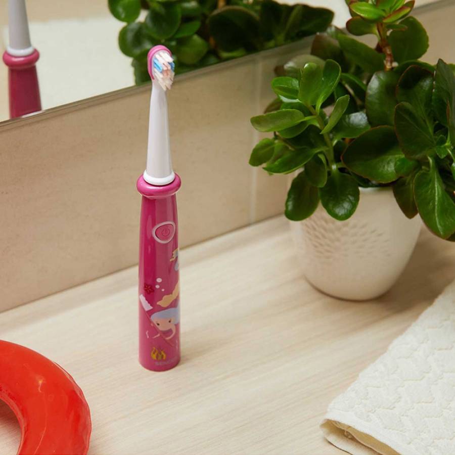 Periuta Electrica Copii Roz, Curatare Profesionala Gingii