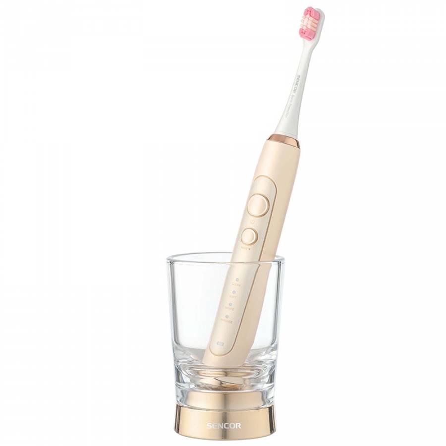 Perie electrica Sonica Sencor, 4 programe, baterie 45 zile.