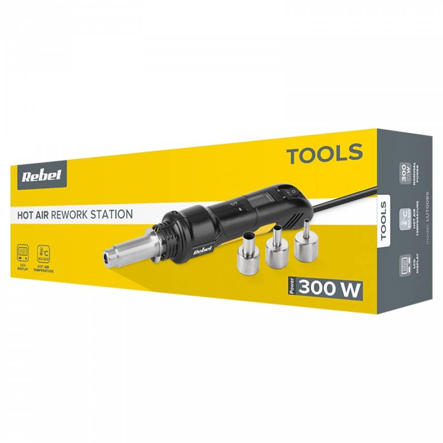 Pistol Aer Cald Rework 300w pentru lipire electronica