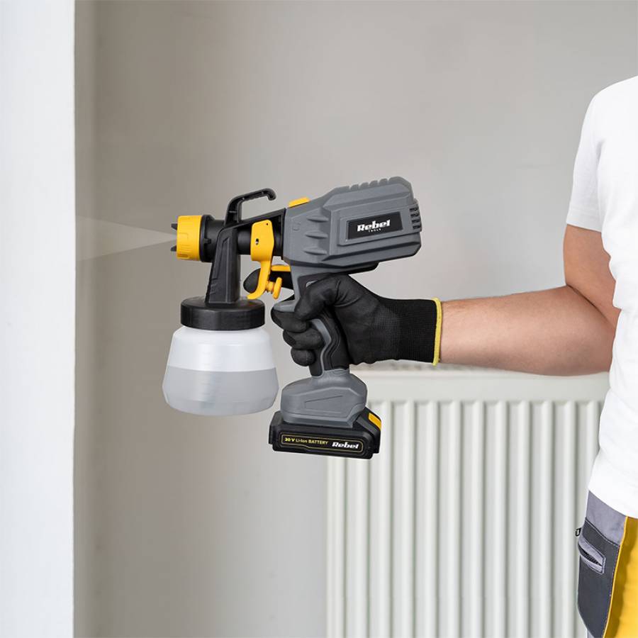 Pistol Vopsit 20v Fara Acumulator Rebel