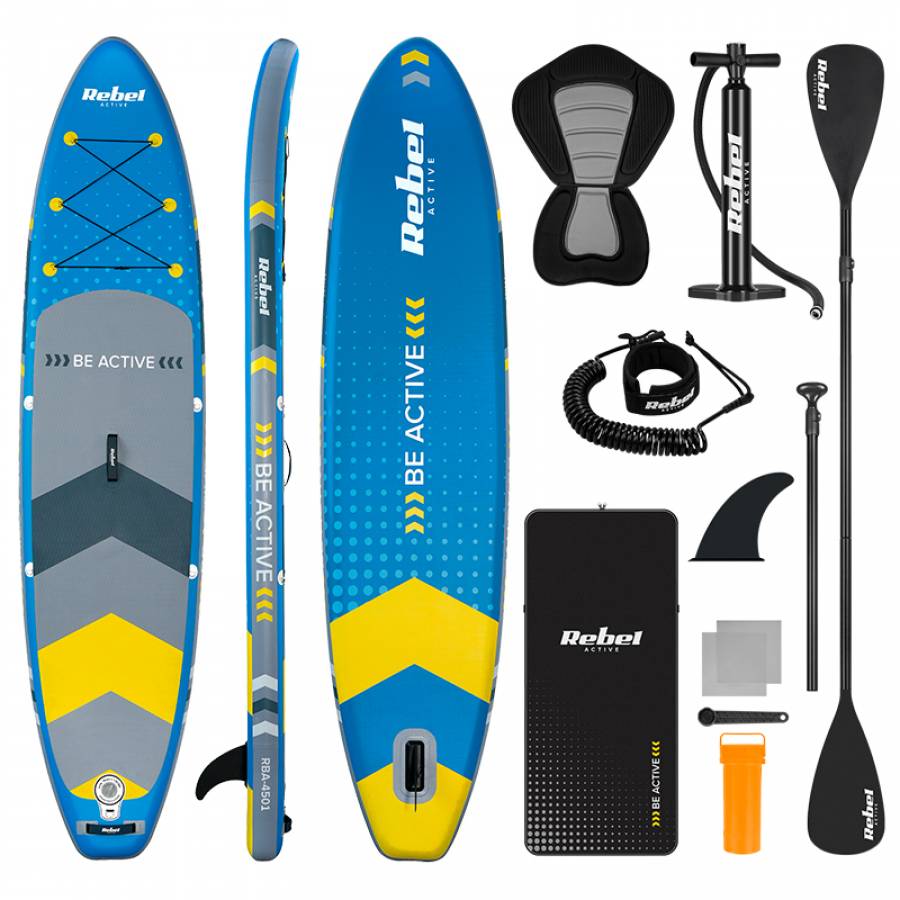 Stand Up Paddle SUP Gonflabil Rebel Active Kit complet