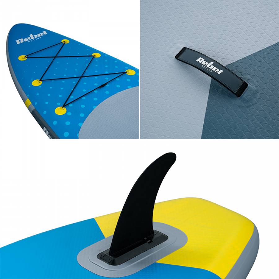 Stand Up Paddle SUP Gonflabil Rebel Active Kit complet