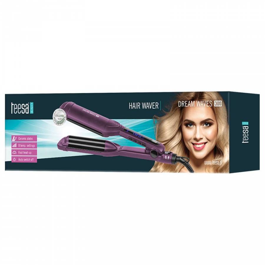 Placa pentru par, placi ceramice, 210° C Putere: 100 W