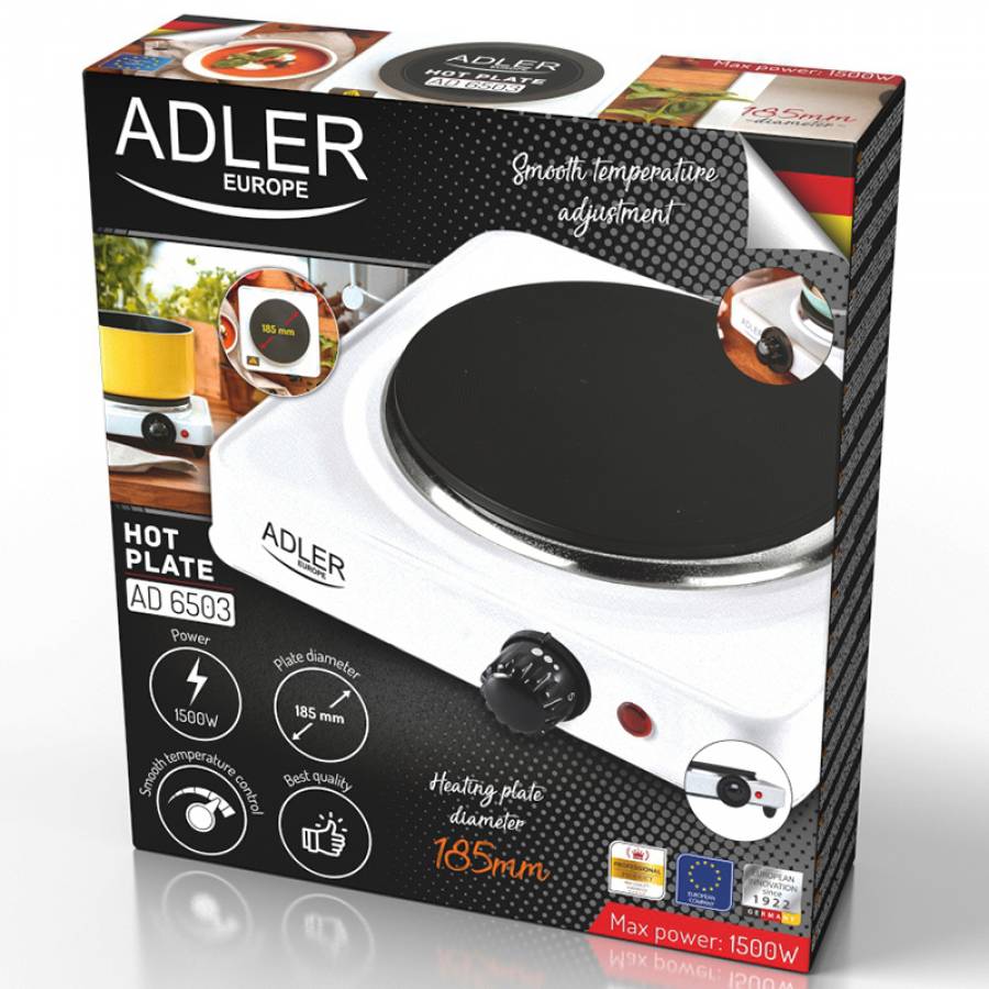 Plita Electrica 1500w Ad 6503 Adler