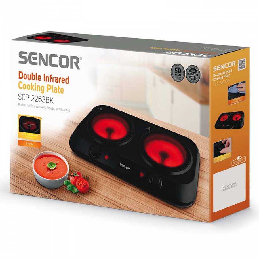 Placa de Gătit Electrică 2400W Sencor