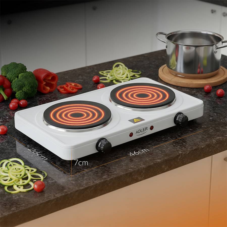Plita Electrica Dubla 2500w Adler