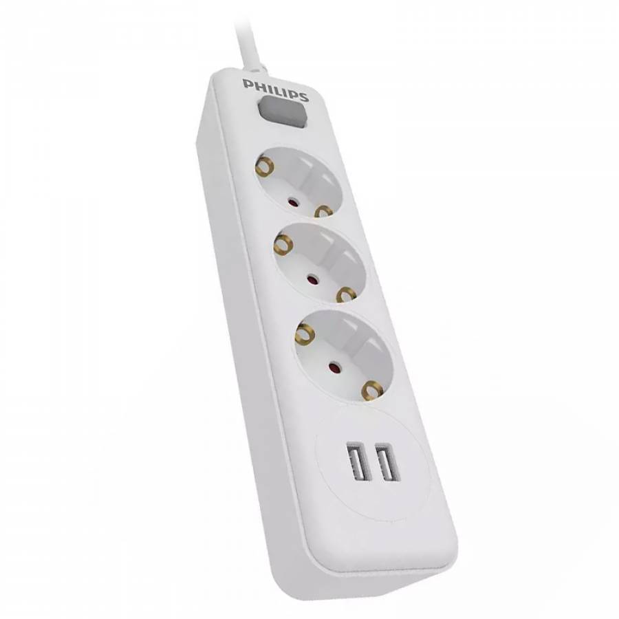 Prelungitor Prize USB Philips 2m - Alb