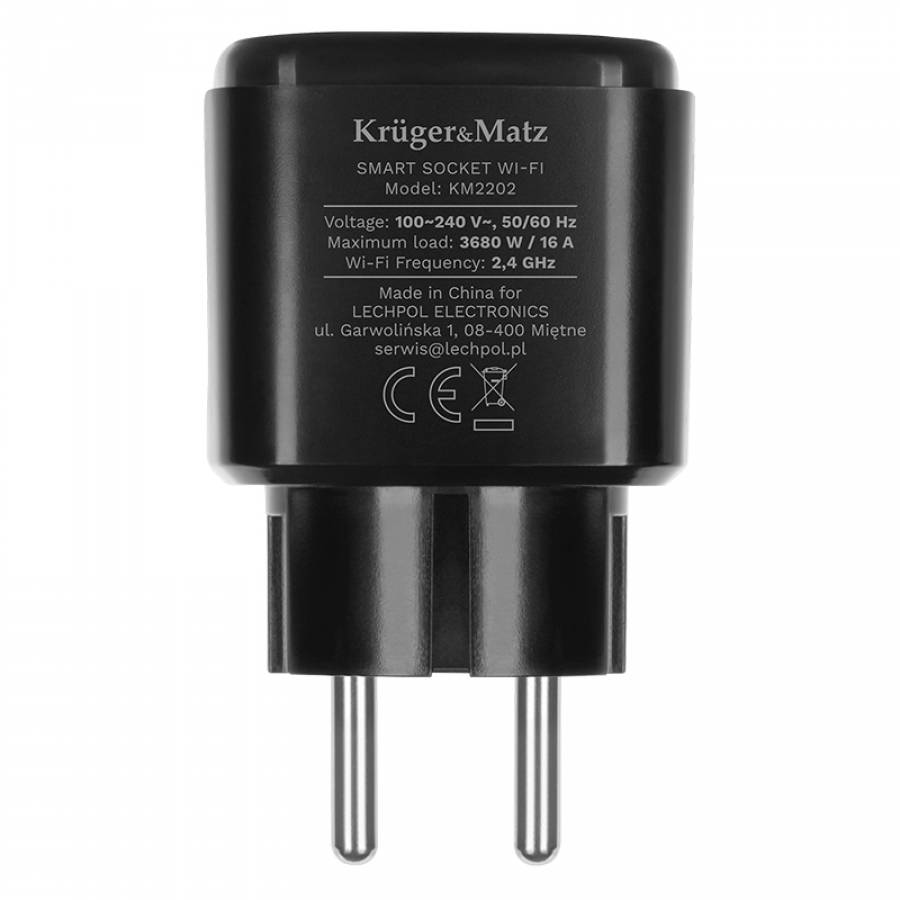 Conectare inteligenta priza WiFi Tuya Kruger&matz P4