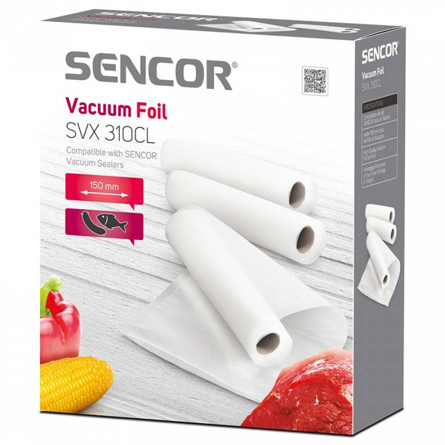 Pungi Vid Alimentar Rola 150mm Sencor Adecvat Depozitare