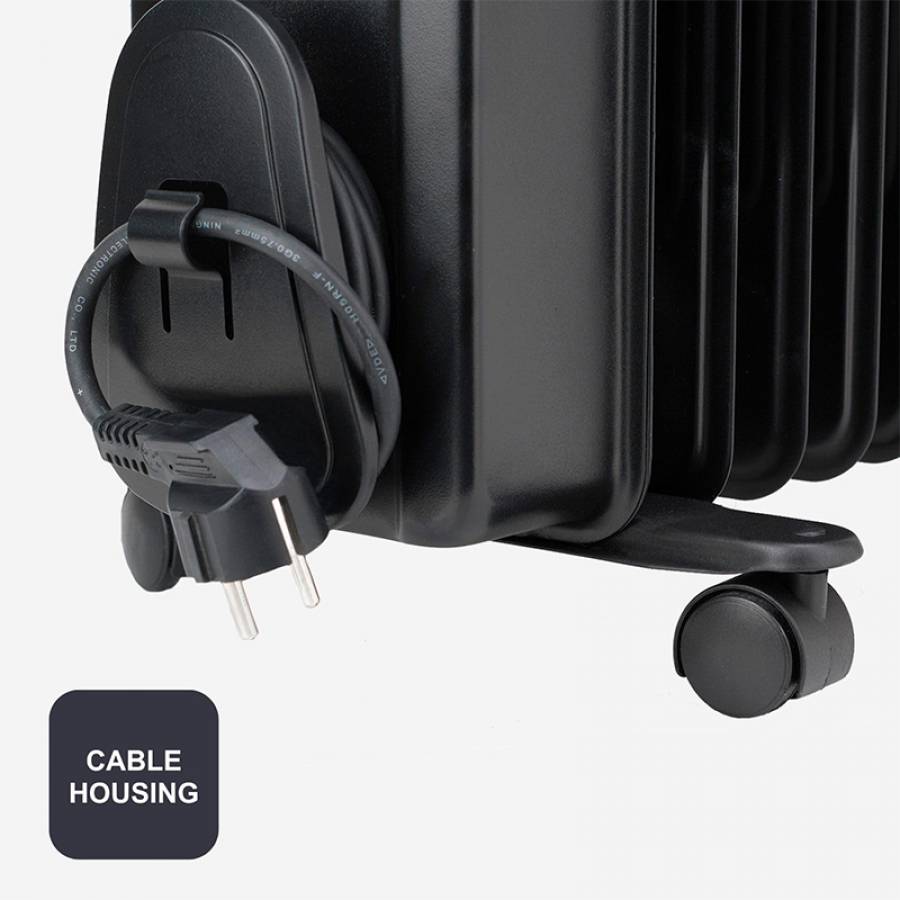 Calorifer Electric Ulei 9 Elemente 1500W, Black&Decker