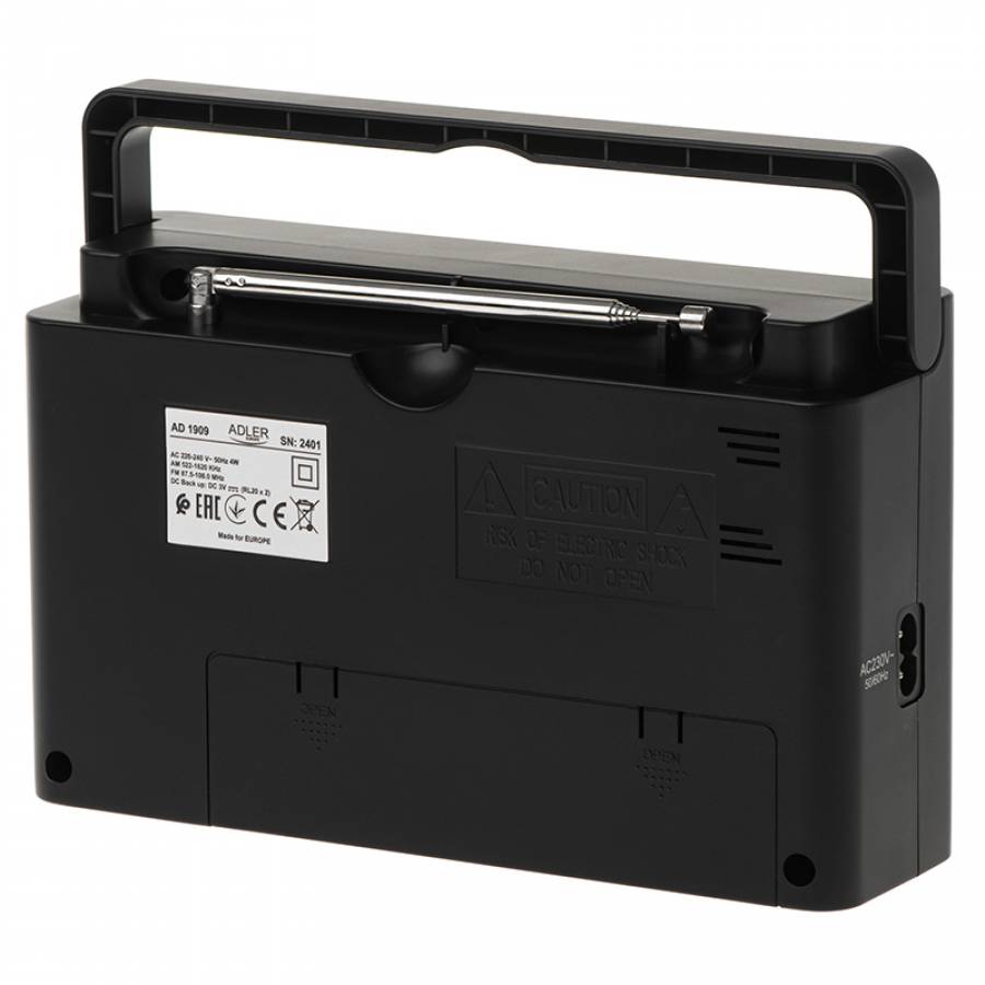 Radio AM/FM cu Antena si Conectivitate Versatila Adler