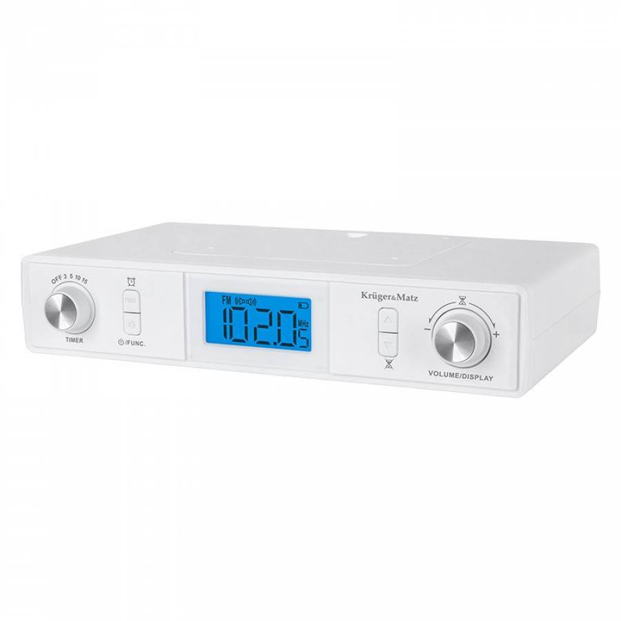 Radio Bucatarie Bluetooth Kruger&matz - FM, Bluetooth, Ceas, Montare