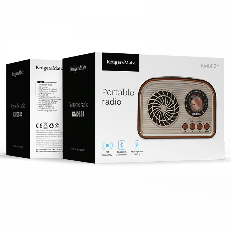Radio Portabil Analog Kruger&matz