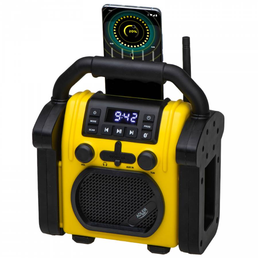 Radio Bluetooth Portabil Dur Ipx54 - AD 1911 Adler