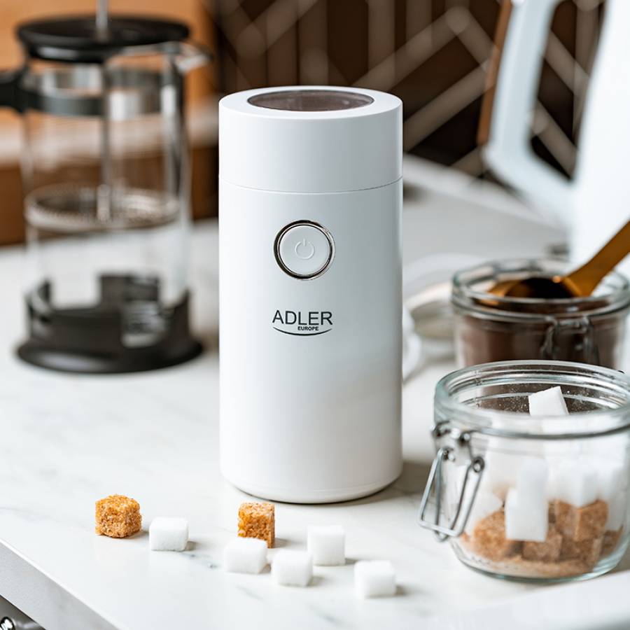 Rasnita Cafea Ad 4446 Alb Adler