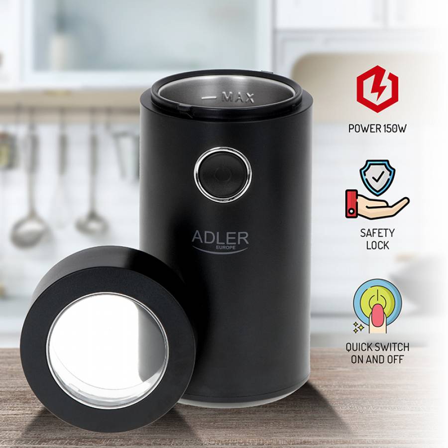 Rasnita Cafea Ad 4446 Negru Adler