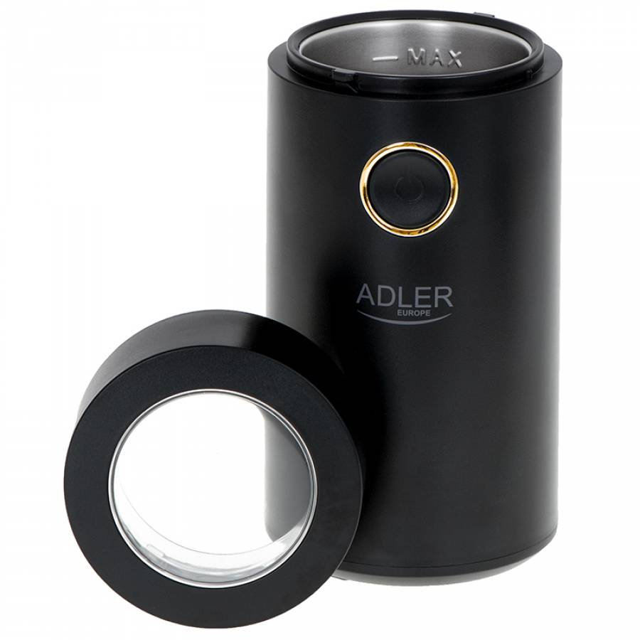 Rasnita Cafea Electrica Cu Tolba Nera Adler