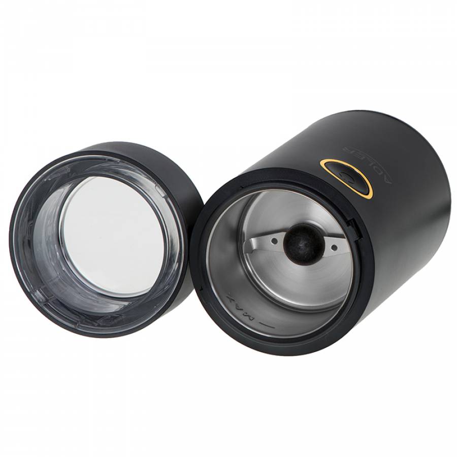 Rasnita Cafea Electrica Cu Tolba Nera Adler