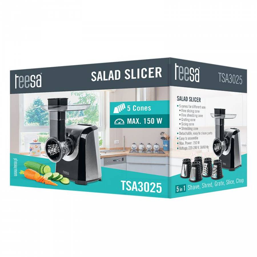 Razatoare Electro Legume Negru Teesa 150W