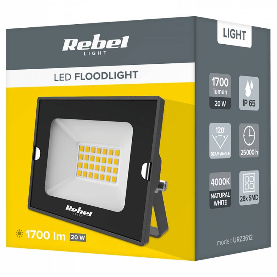 Reflector puternic cu tehnologie LED de 20W