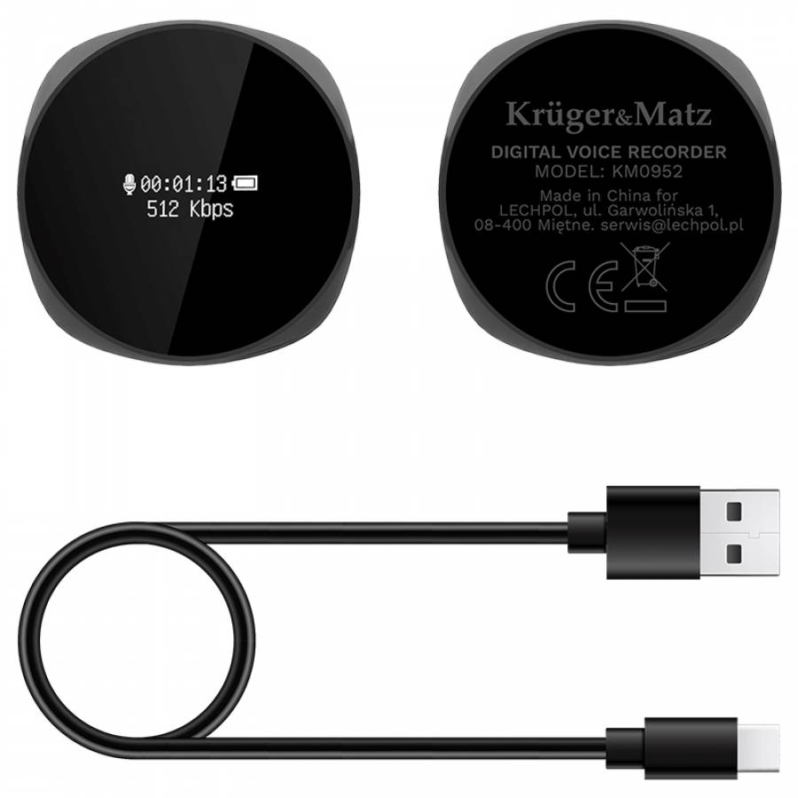Inregistrare audio de calitate superioara, compact si usor de folosit.